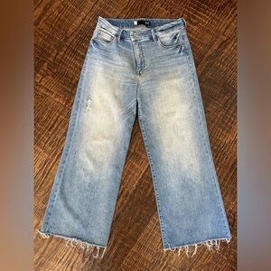 Kut from the Kloth Meg Wide Leg Denim Jeans Size 8